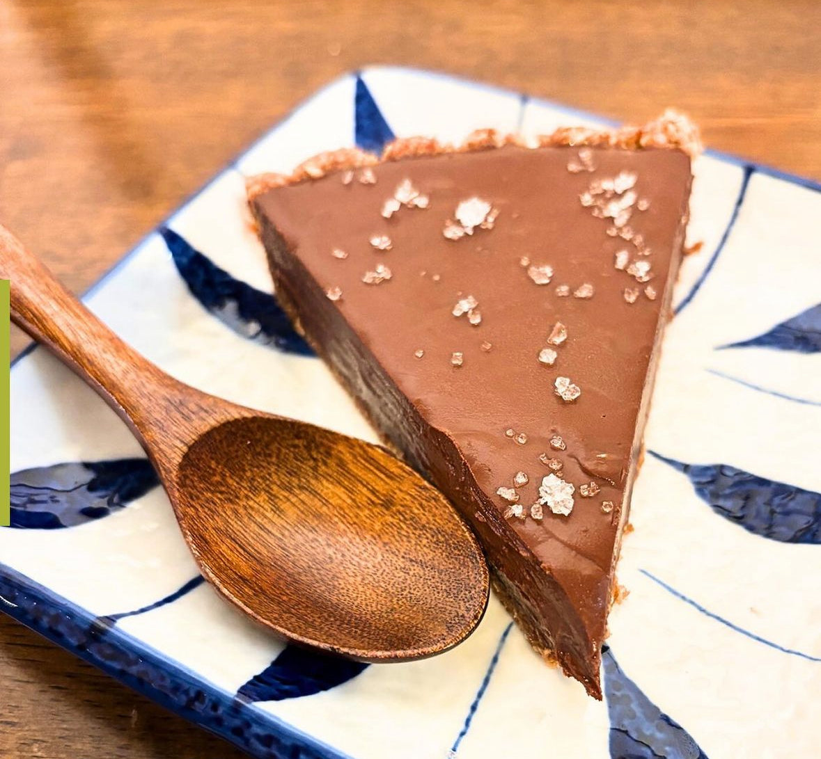 Vegan Chocolate Tart with Local Salt